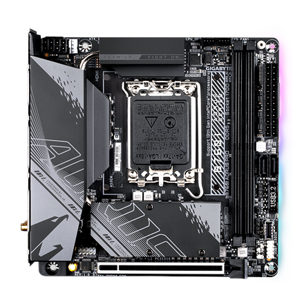 Gigabyte B760I AORUS PRO 1.0 Processor family Intel