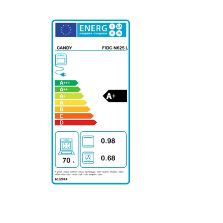 Candy Oven FIDC N625 L 70 L