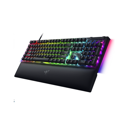 Razer | BlackWidow V4 | Mechanical Gaming keyboard | Wired | US | Black | Green Switch