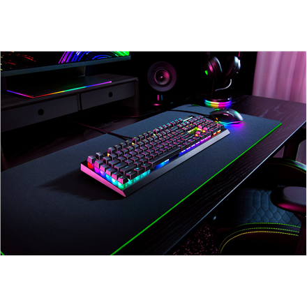 Razer Mechanical Gaming Keyboard BlackWidow V4 X Mechanical Gaming Keyboard Wired US Yellow Mechanic