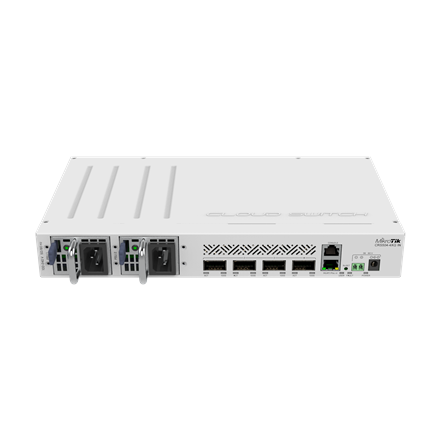 MikroTik Cloud Router Switch CRS504-4XQ-IN No Wi-Fi 10/100 Mbit/s Ethernet LAN (RJ-45) ports 1 Mesh 