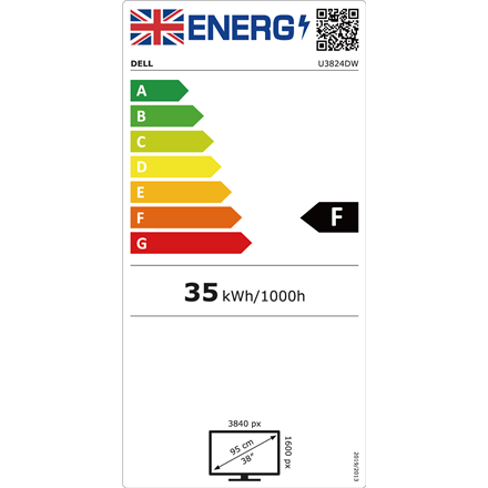 Dell UltraSharp Monitor  U3824DW 37.5 "