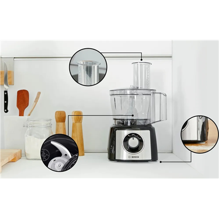 Bosch | Food Processor MultiTalent 3 Plus | MCM3PM386 | 900 W | Number of speeds 2 | Bowl capacity 2