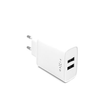 Fixed Travel Charger Dual USB White