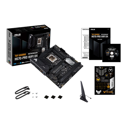 Asus TUF GAMING H670-PRO WIFI D4 Processor family Intel