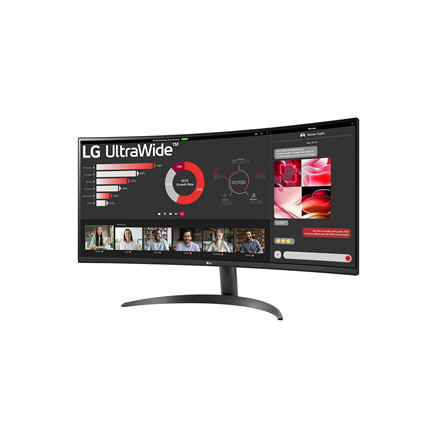 LG Curved UltraWide Monitor 34WR50QC-B.AEU 34 "