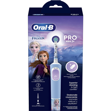 Oral-B Electric Toothbrush Vitality PRO Kids Frozen Rechargeable For children Number of brush heads 