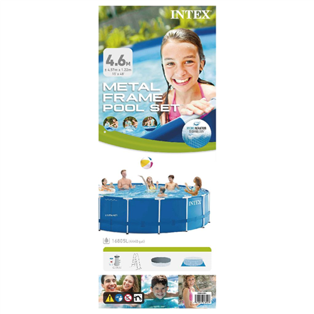 Intex Metal Frame Bad Set 28242 457x122cm