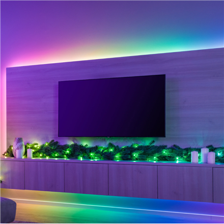 Twinkly Pre-lit Garland Smart LED 50 RGBW (Multicolor + White) Twinkly Pre-lit Garland Smart LED 50