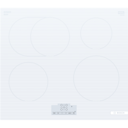 Bosch Hob PIF612BB1E Induction Number of burners/cooking zones 4 Touch Timer White