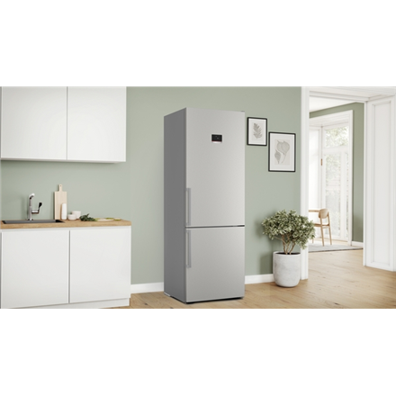Bosch Refrigerator KGN497ICT Energy efficiency class C Free standing Combi Height 203 cm No Frost sy
