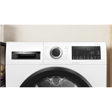 Bosch Dryer machine with heat pump WQG242AESN  Energy efficiency class A++ Front loading 9 kg LED De