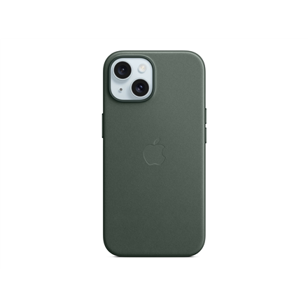 Apple iPhone 15 FineWoven Case with MagSafe - Evergreen