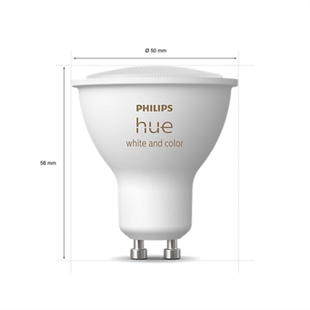 Philips Hue WCA 5.7W GU10 3pcs pack  GU10  5.7 W   White and colored 2000K-6500K +16 million colors 