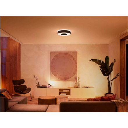 Philips Hue Infuse M ceiling lamp black Philips Hue Infuse M ceiling lamp black 33.5 W White and col