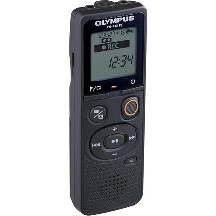 Olympus Digital Voice Recorder (OM branded) VN-541PC Segment display 1.39' WMA Black