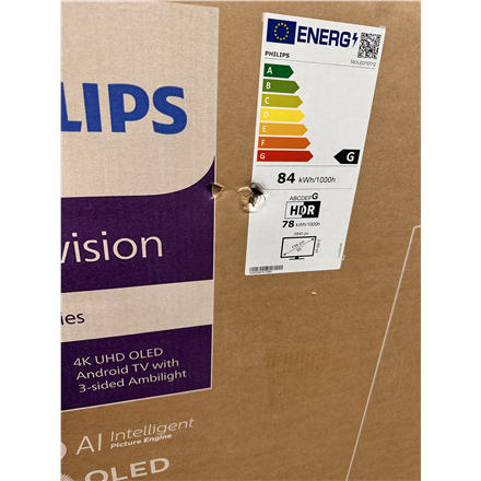 SALE OUT. Philips 55OLED707/12 55" (139cm) 4K UHD OLED Android TV Philips 4K UHD OLED Android TV 55O