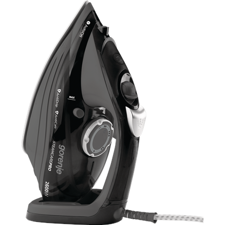 Gorenje Steam Iron SIH2600BKG Steam Iron 2600 W Water tank capacity 350 ml Continuous steam 30 g/min