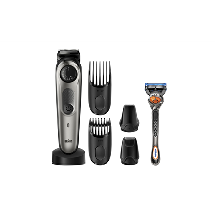 Braun Beard Trimmer BT7940 Cordless Number of length steps 39 Silver/Black