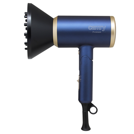 Camry Hair Dryer CR 2268 1800 W Number of temperature settings 2 Ionic function Diffuser nozzle Blue