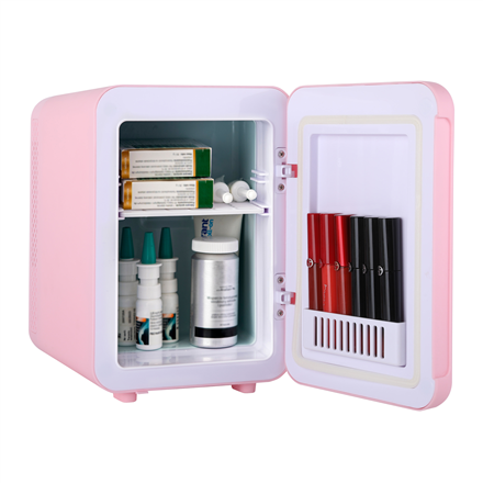 Adler Mini Refrigerator AD 8084 Free standing Larder Height 27 cm Fridge net capacity 4 L Pink