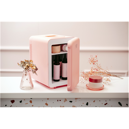 Adler Mini Refrigerator AD 8084 Free standing Larder Height 27 cm Fridge net capacity 4 L Pink