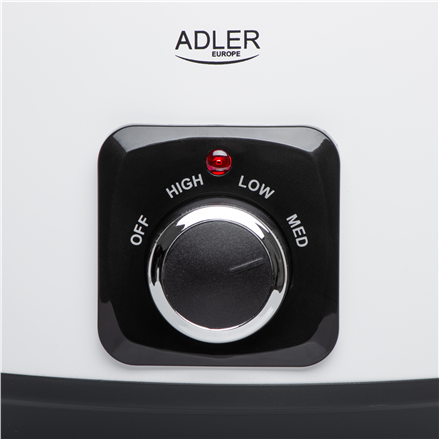 Adler | Slow Cooker | AD 6413w | 290 W | 5.8 L | Number of programs 3 | White
