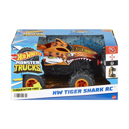 Mattel | HOT WHEELS RC Car Model Tiger Shark | Plastic