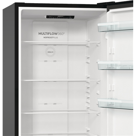 Gorenje | NRK6202EBXL4 | Refrigerator | Energy efficiency class E | Free standing | Combi | Height 2