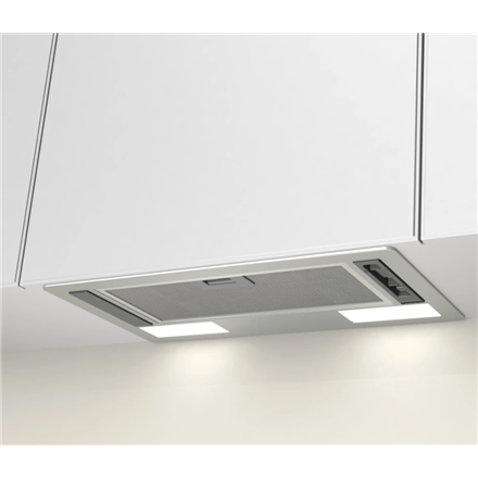 Gorenje Hood BHI611ES Telescopic Energy efficiency class D Width 53.4 cm 370 m³/h Mechanic LED Grey