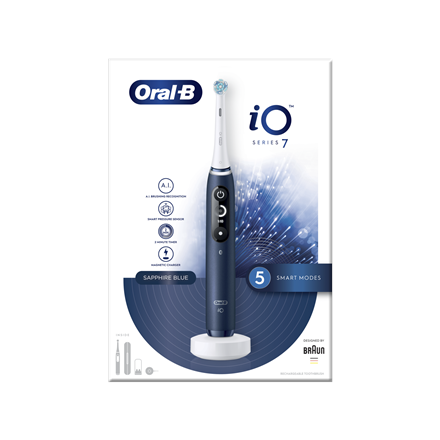 Oral-B Electric Toothbrush iO7 Series Rechargeable  For adults Number of brush heads included 1 Numb