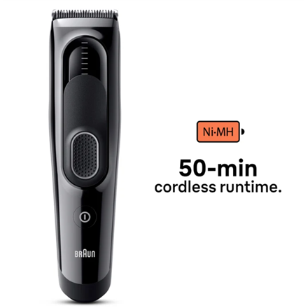 Braun | Hair Clipper | HC5310 | Cordless | Number of length steps 9 | Black