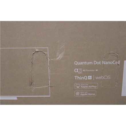 LG | 65QNED813RE | 65" (164 cm) | Smart TV | WebOS 23 | 4K QNED | DAMAGED PACKAGING