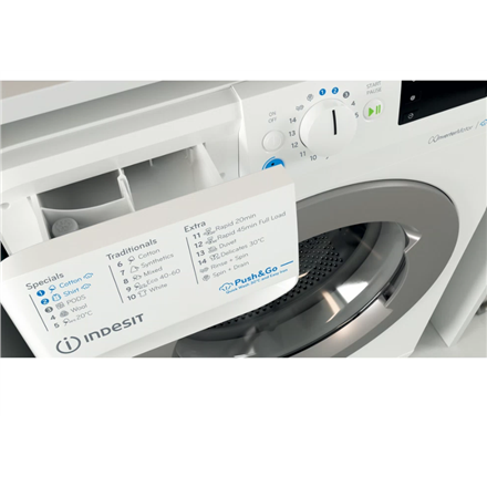 INDESIT | Washing Machine | BWE 91496X WSV EE | Energy efficiency class A | Front loading | Washing 