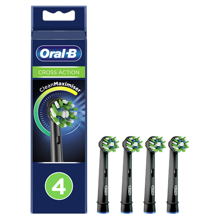 Oral-B Replaceable toothbrush heads EB50-4 Refill Cross Action Heads For adults Number of brush head