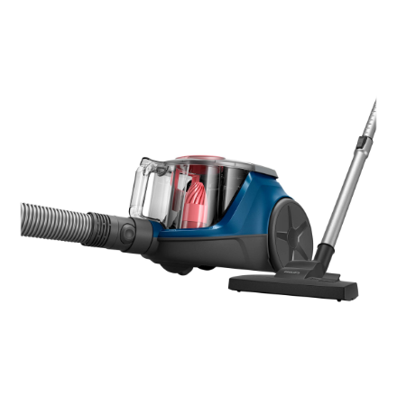 Philips Vacuum cleaner | XB2123/09 | Bagless | Power 850 W | Dust capacity 1.3 L | Dark Blue/Peach