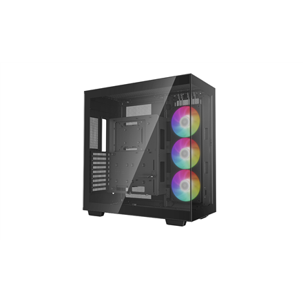 Deepcool Full Tower Gaming Case CH780 Side window Black ATX+ Power supply included No