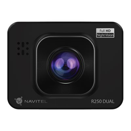 Navitel R250 DUAL Dashcam With an Additional Rearview Camera Navitel