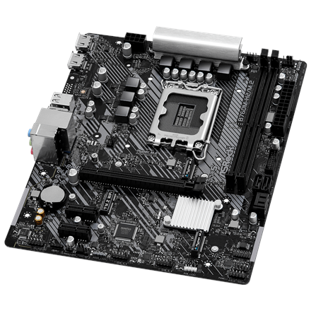 ASRock B760M-H2/M.2 Processor family Intel Processor socket LGA1700 DDR5 Number of SATA connectors 4