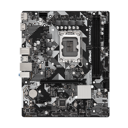 ASRock B760M-H/M.2 Processor family Intel Processor socket LGA1700 DDR5 Number of SATA connectors 4