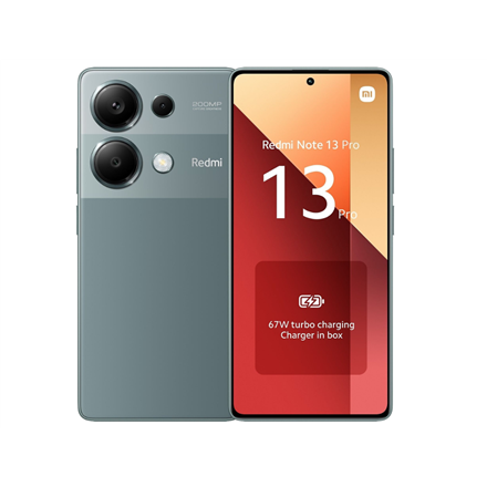 Xiaomi Redmi Note 13 Pro Forest Green 6.67 " AMOLED 1080 x 2400 pixels Mediatek Internal RAM 8 GB 25