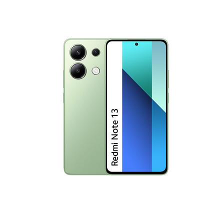 Xiaomi Redmi Note 13 Mint Green 6.67 " AMOLED 1080 x 2400 pixels Qualcomm Internal RAM 8 GB 256 GB D