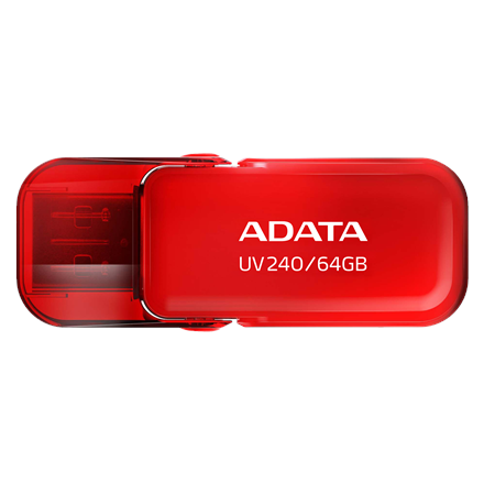 ADATA USB Flash Drive UV240 64 GB USB 2.0 Red