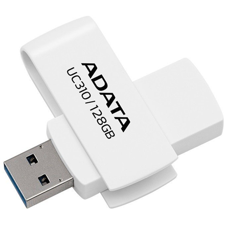 ADATA USB Flash Drive UC310 128 GB USB 3.2 Gen1 White