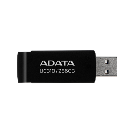 ADATA USB Flash Drive UC310 256 GB USB 3.2 Gen1 Black