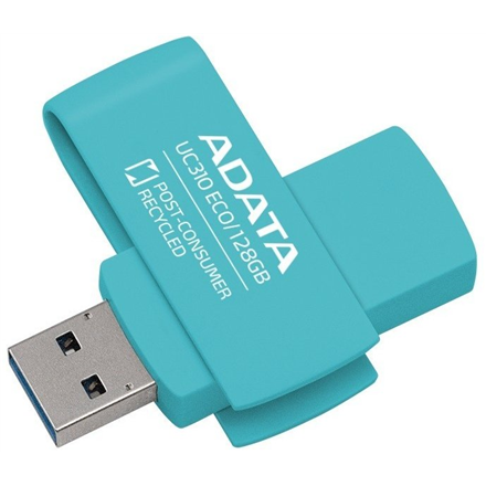 ADATA USB Flash Drive UC310 ECO 128 GB USB 3.2 Gen1 Green