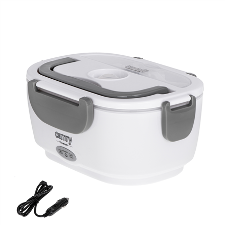 Camry | Electric Lunchbox DC12V and AC230V | CR 4483 | Capacity 1.1 L | Material Plastic | White/Gre