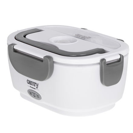 Camry | Electric Lunchbox DC12V and AC230V | CR 4483 | Capacity 1.1 L | Material Plastic | White/Gre