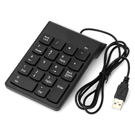 Gembird USB Numeric keypad KPD-U-03 Numeric keypad Wired N/A Black
