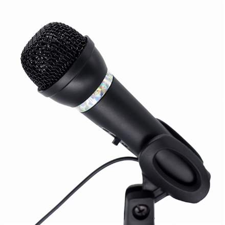 Gembird | Condenser Microphone with Desk-stand | MIC-D-04 | 3.5 mm jack | Black